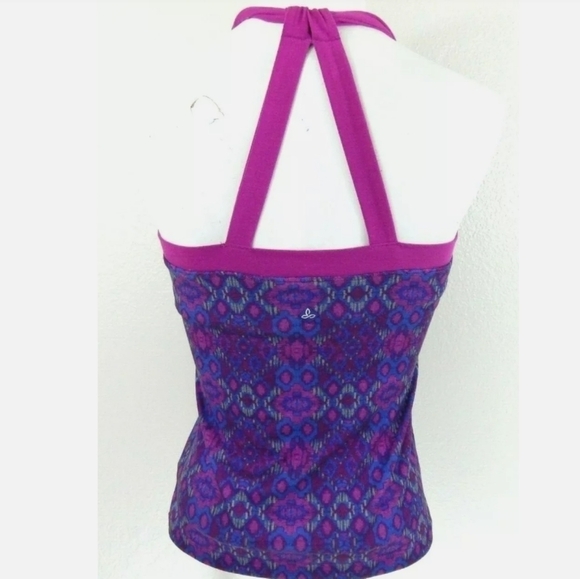 Prana Quinn Purple Ikat Racerback Tank - Picture 3 of 3